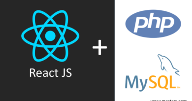 React JS user registration with PHP and MySQL